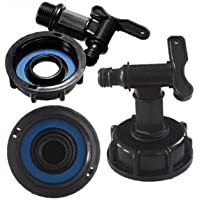 1000L IBC 1-2&quot- Adaptador de Accesorios de Tanque de Agua de la Manguera de jardín Patio con Interruptor